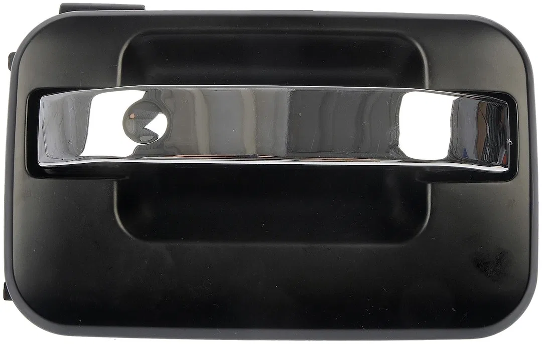 80198 – DORMAN Exterior Door Handle, OE Replacement Boxed Black And Chrome